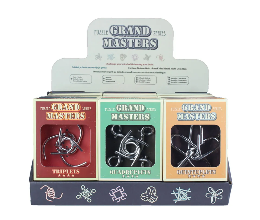 Дисплей головоломок Grand Master Puzzles (3x6 designs, 18 штук) 473250 фото