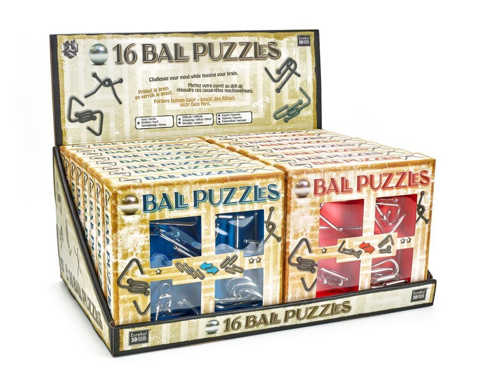 Display 4x4 Mania Ball Puzzle | Дисплей головоломок Mania Ball Puzzle (4 вида по 4 штуки) 473200 фото