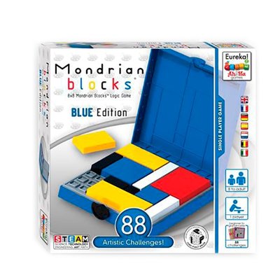 Ah!Ha Mondrian Blocks blue | Головоломка Блоки Мондріана (блакитний) 473555 фото