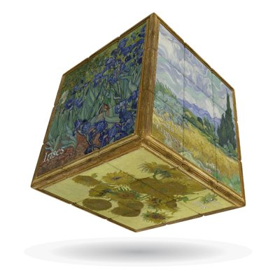 V-CUBE 3х3 Van Gogh | Вінсент Ван Гог V-CUBE Кубик 3x3 00.0168 фото