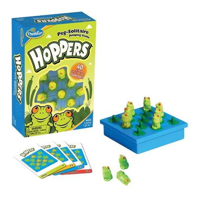 Игра-головоломка Лягушки-непоседы | ThinkFun Hoppers 76347 фото