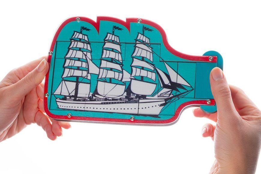 Дерев'яна головоломка Ship in a Bottle | Constantin Puzzle C5099 фото