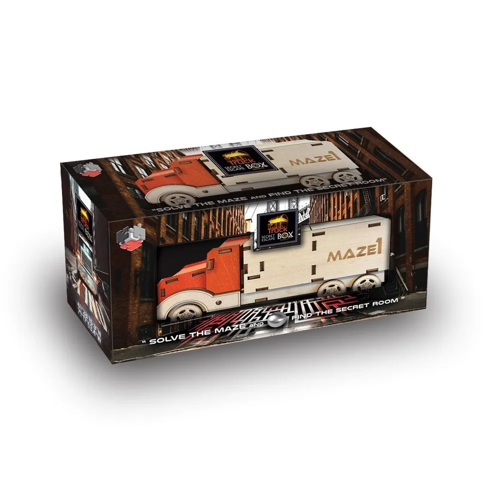 Головоломка Квест-бокс Maze1 Truck Secret Escape Box**** | 4* Грузовик 473461 фото