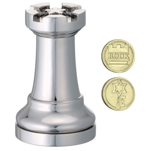 Металева головоломка Тура | Chess Puzzles silver 473682 фото