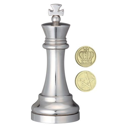 Металеві головоломки Король | Chess Puzzles silver 473686 фото