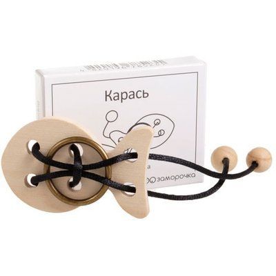 Деревянная головоломка Карась | Мини ЗАМОРОЧКА 5022 фото
