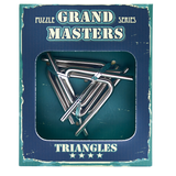 Головоломка металева Grand Master Puzzles TRIANGLES | blue 473252 фото