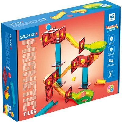 Магнитный конструктор Geomag Magnetic Tiles Marble Run 45 4232 фото