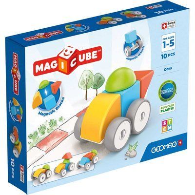 Магнитный конструктор Geomag Magicube Blocks RE Cars 10 GM308 фото