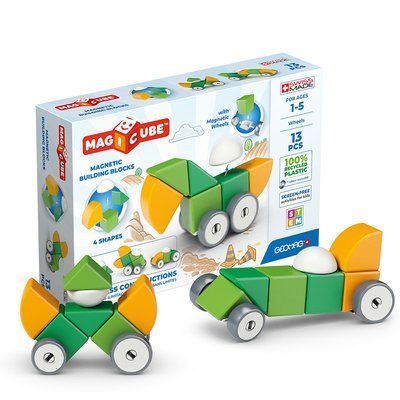 Магнитный конструктор Geomag Magicube Blocks RE Cars 13 GM309 фото