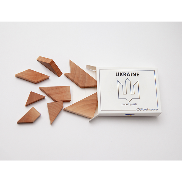 UKRAINE pocket puzzle | Мини головоломка ЗАМОРОЧКА 9001en фото