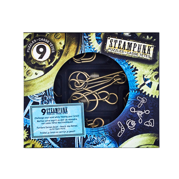 Головоломки набір 9 Steampunk Puzzles | Blue set 473207 фото