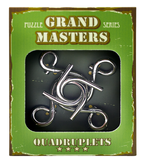 Металлическая головоломка Grand Master Puzzles QUADRUPLETS | green 473254 фото