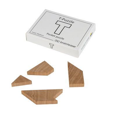 Деревянная головоломка T-Puzzle pocket puzzle | Мини ЗАМОРОЧКА 5001en фото