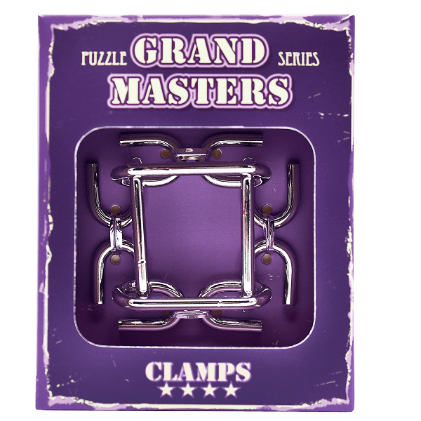 Grand Master Puzzles CLAMPS violet | Головоломка металева 473256 фото