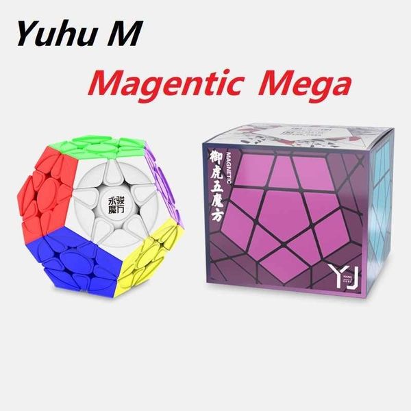 YJ YuHu 2М Megaminx Stickerless | Мегаминкс магнитный YJ YJ8388 фото