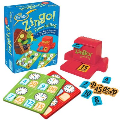 Игра Зинго Время | ThinkFun Zingo Time-Telling 7705 фото