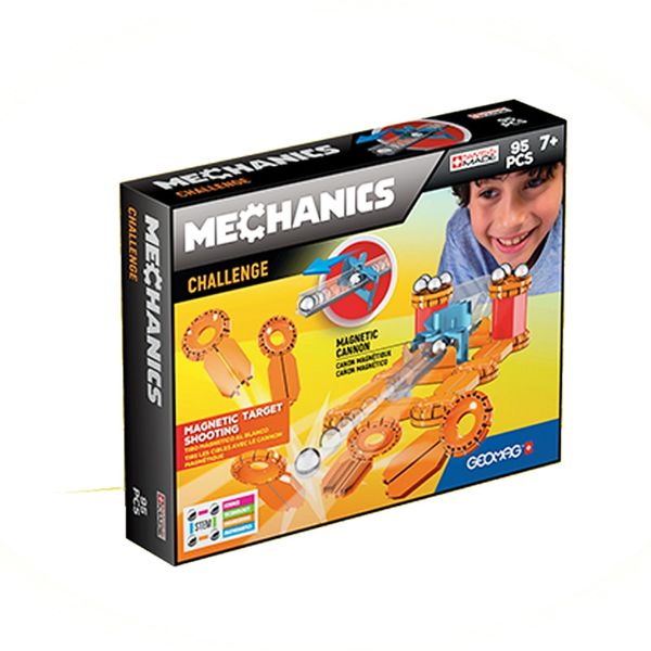 Geomag Mechanics Challenge 95 деталей | Магнітний конструктор Геомаг PF.530.771.00 фото